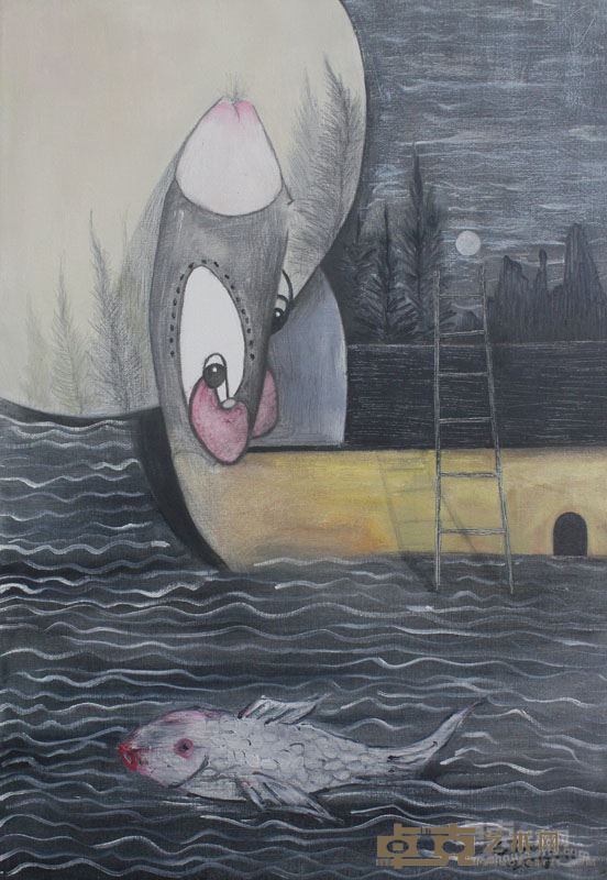 寻找那片净土系列3     2015年 55cm×80cm