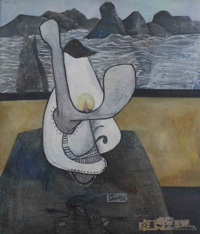 寻找那片净土系列5     2015年 60cm×70cm