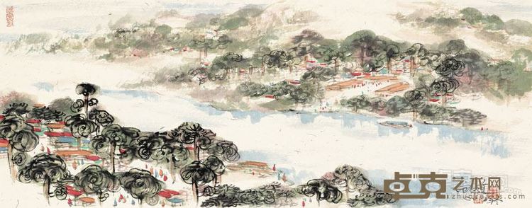 范文道  水色系列·江南初夏印象27cm×66cm2015年