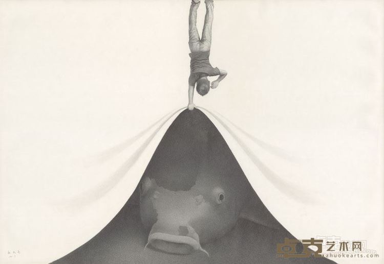 哦 76x52cm 纸本铅笔