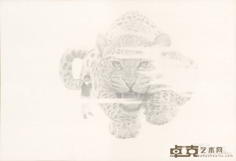 你是谁 76x52cm 纸本铅笔
