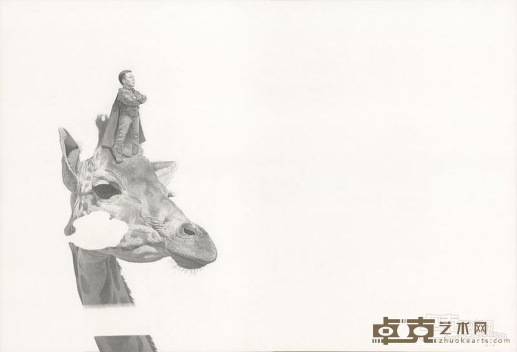 任我行 76x52cm 纸本铅笔