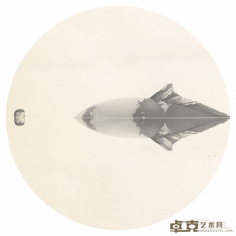 忆江南 60x60cm 纸本铅笔