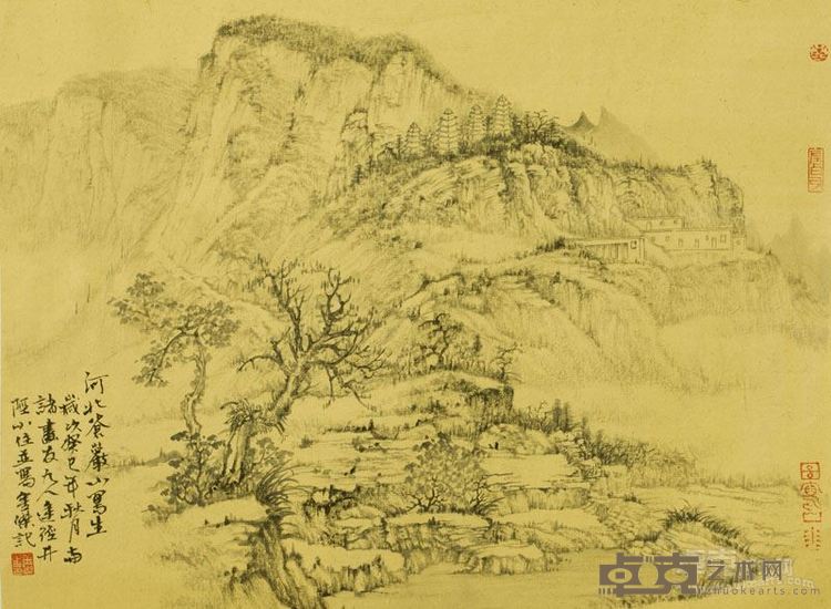 《河北苍岩山写生--2》46×35  2013