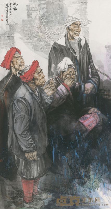 晚年   规格：96cm×180cm  纸本   创作年代：2012年