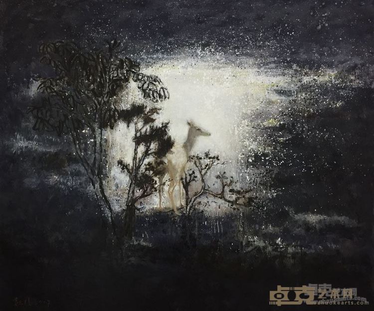 《2017.04》110x130cm 布面油彩、丙烯  2017