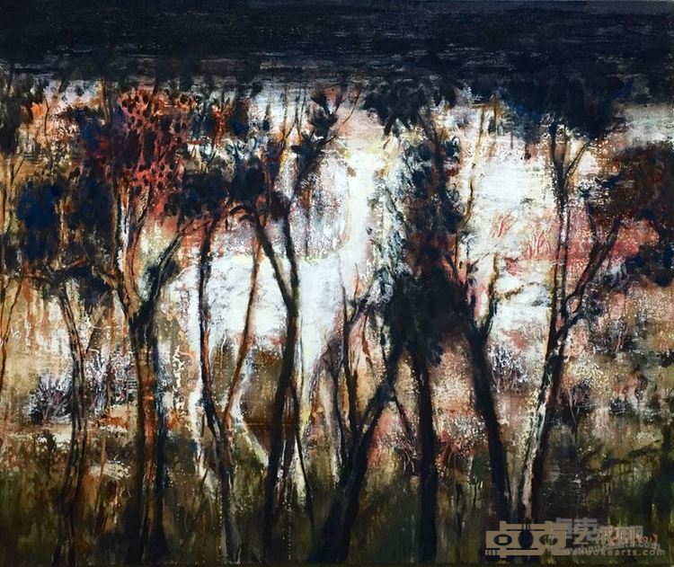 《2017.07》100x120cm 布面油彩、丙烯 2017