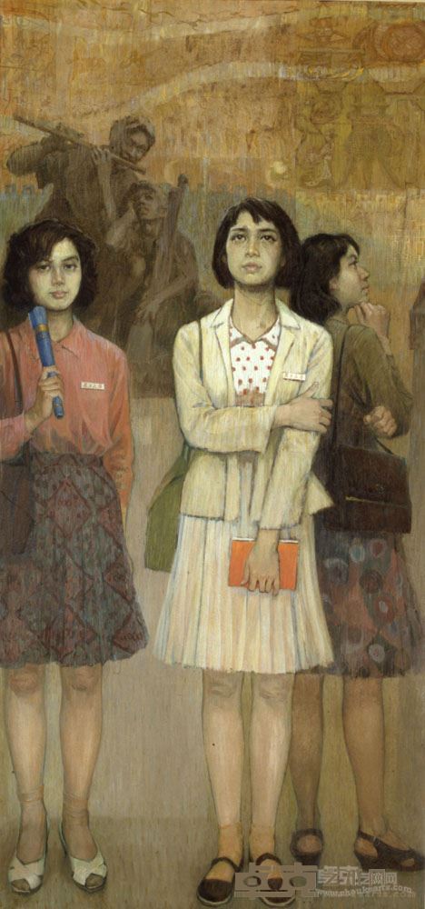 《历史的启示》 210️x130cm 1981年 油画