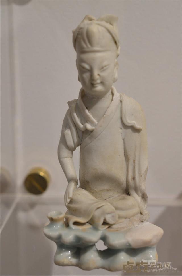 清青白瓷人佣 北宋