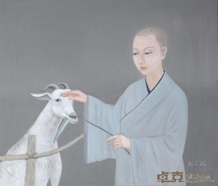 《故友》 赵丽先 70x80cm 2015年 布面油画