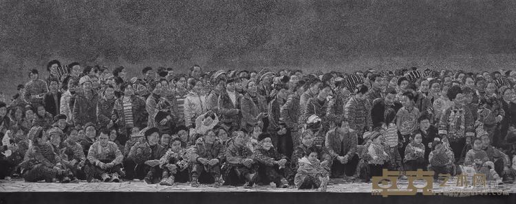《截面之十五.温度》 朱健翔 80x200cm 2017年 凸版