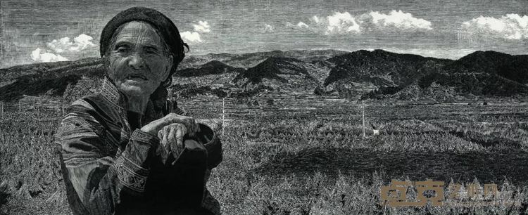 《截面之十一.宽度》 朱健翔 60x150cm 2013年 凸版