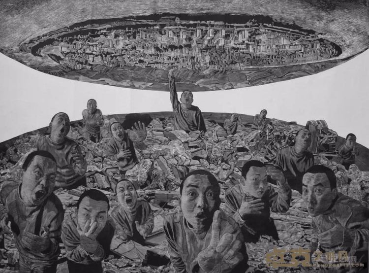 《截面之十.强度》 朱健翔 90x122cm 2009年 凸版