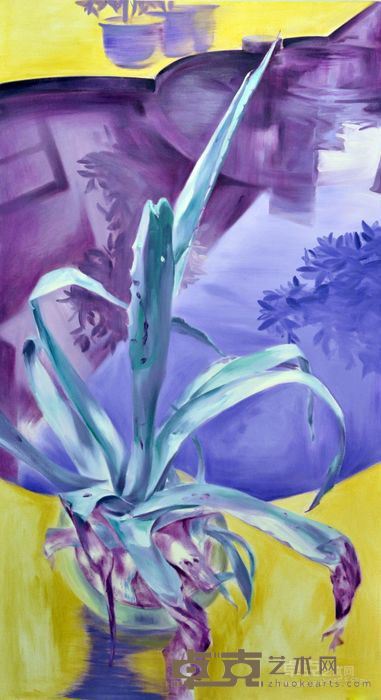 《屋前》 舒丛 90x180cm 2016年 布面油画