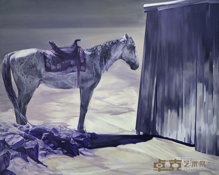 《马》 舒丛 150x185cm 2018年 布面油画