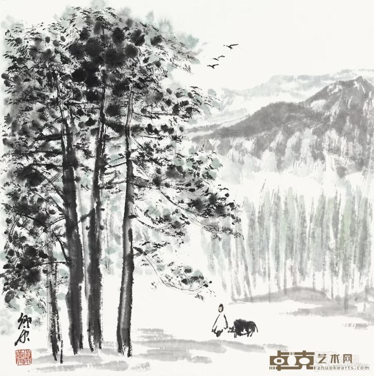 卿康中国画小品6