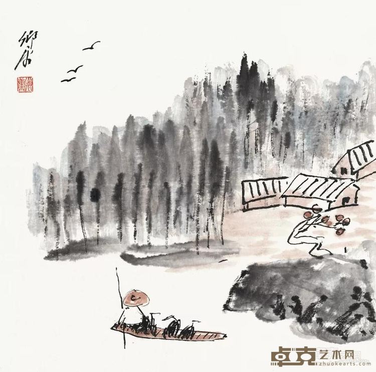 卿康中国画小品5