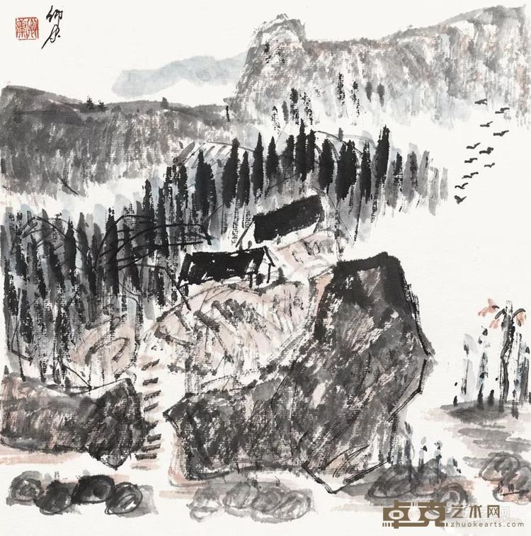 卿康中国画小品4