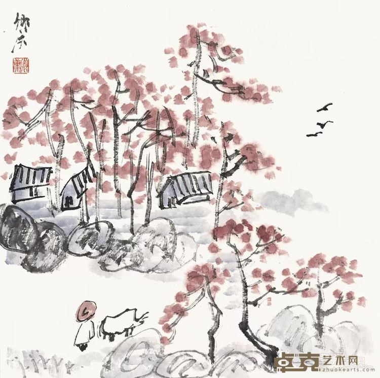 卿康中国画小品3