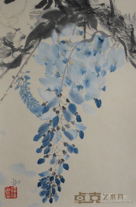 《花卉系列35》 刘伟佳 34x23cm 纸本水墨