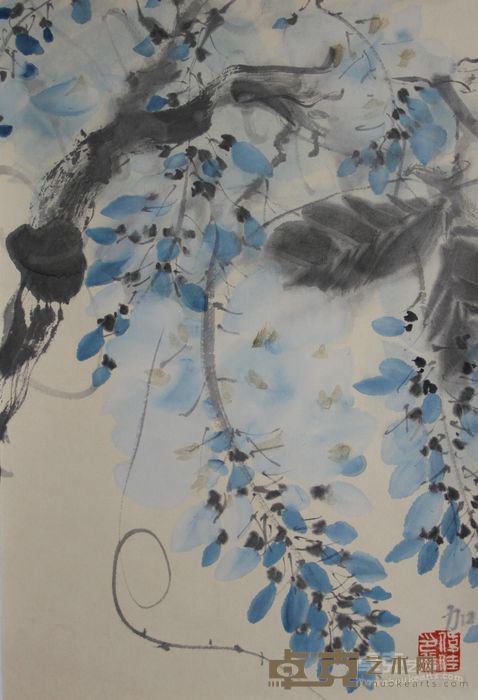 《花卉系列33》 刘伟佳 34x23cm 纸本水墨
