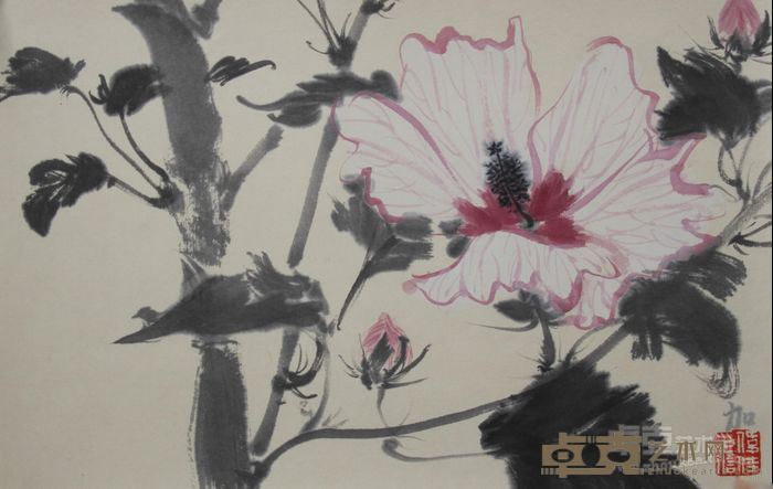 《花卉系列14》 刘伟佳 34x23cm 纸本水墨