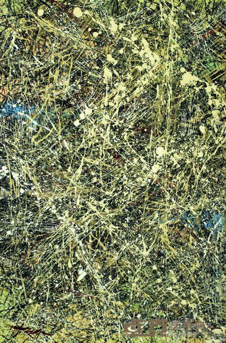 《欲界A-81-9》 汪京元 65x45cm 抽象彩墨