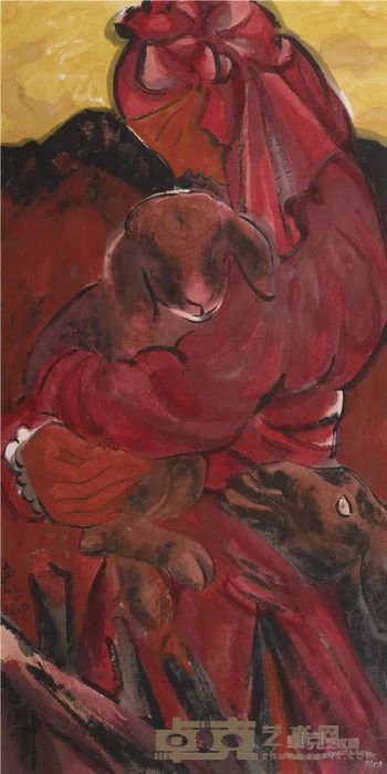 《魂归兮》 刘巨德 139x69cm 2018年 水墨纸本设色