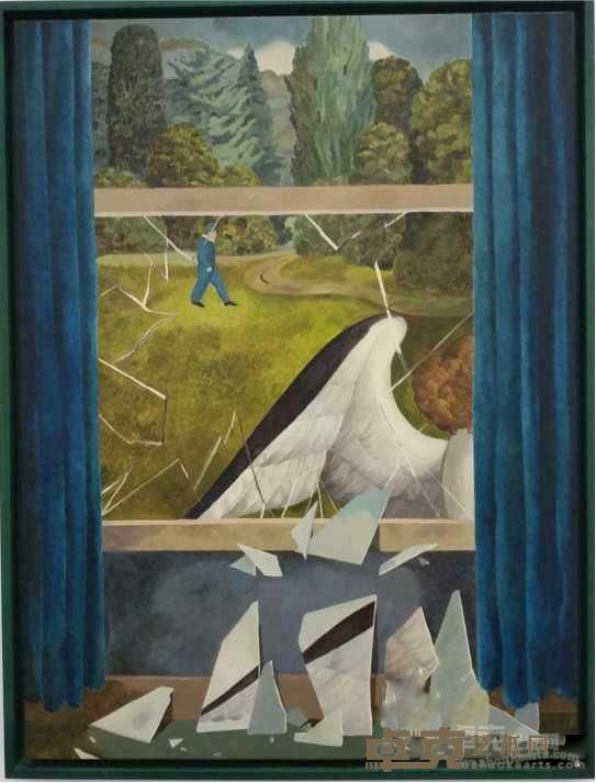 《谜语》 瑃燕 120×90cm 布面油画