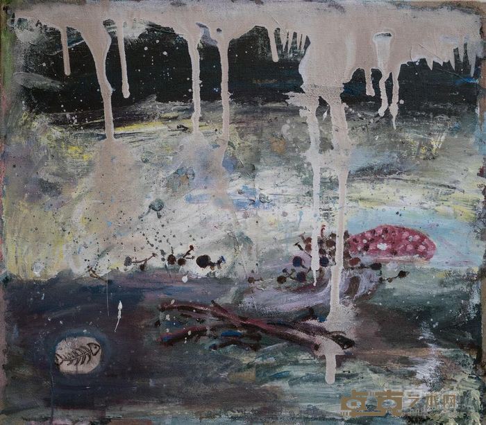 《被异化的风景》 谢正赛 70x80cm 2018年