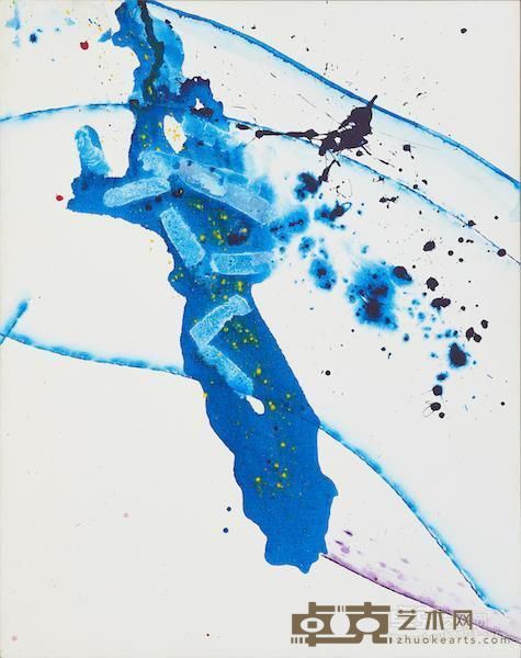 《无题（习作2）》 山姆·弗朗西斯 170x134.6cm 1990年 压克力 画布