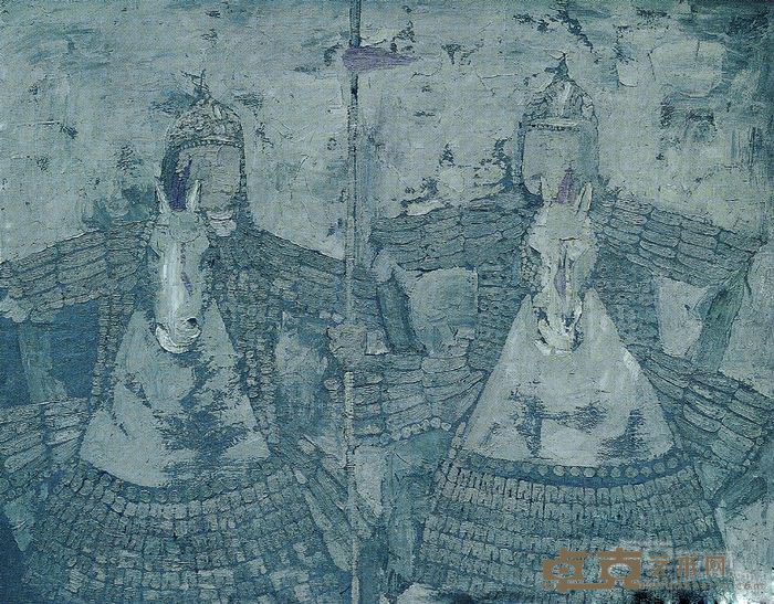 《急先锋》 邓金楠 115x145cm 1999年 布面油画