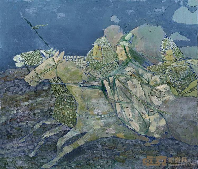 《白昼》 邓金楠 110x130cm 1998年 布面油画