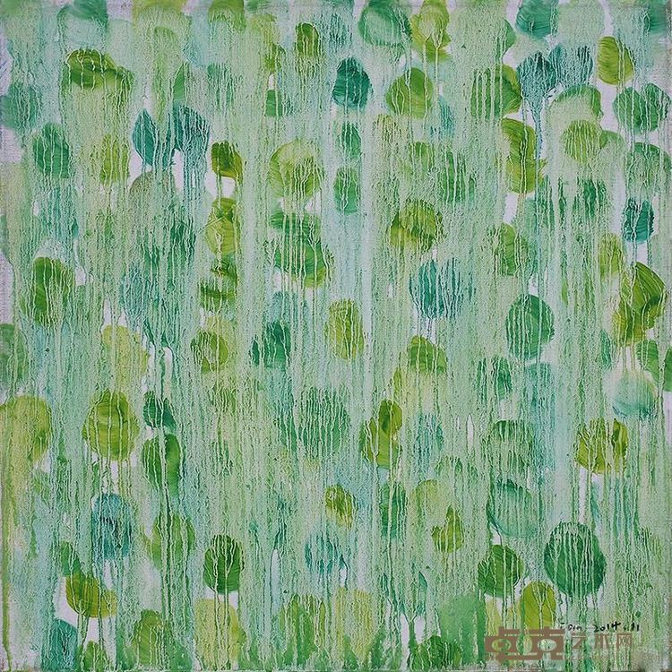 《食色No.10》 60x60cm 2014年 布面油画