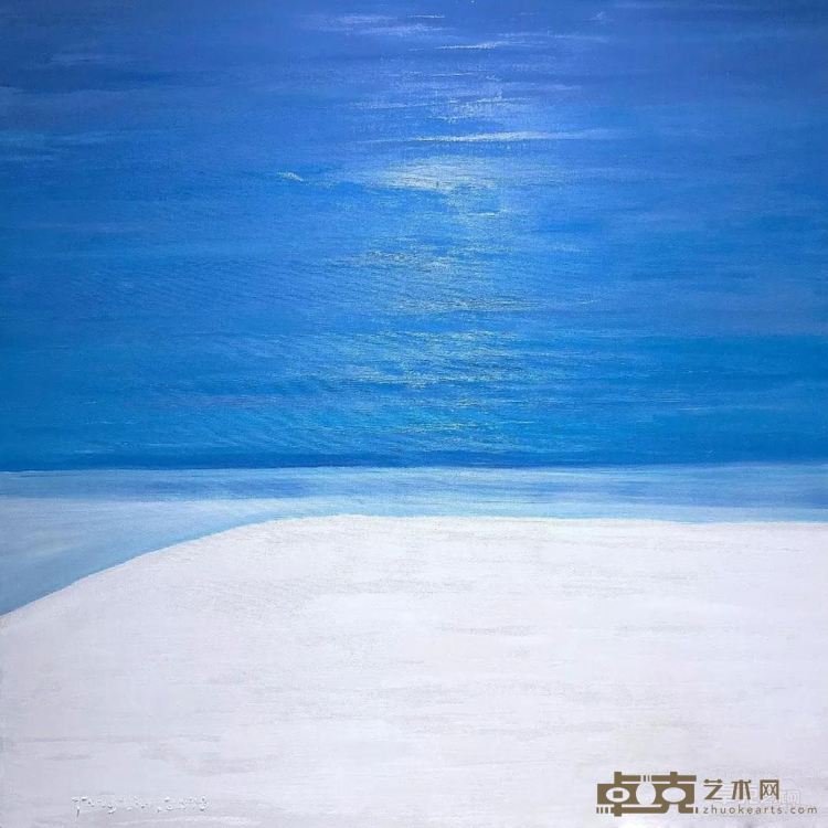 《爱琴文明》 唐寅 120x120cm 2018年 麻布油彩