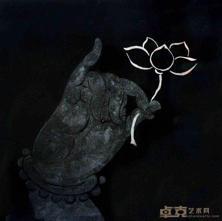 曾祥优《即如如佛之一》 40x40cm