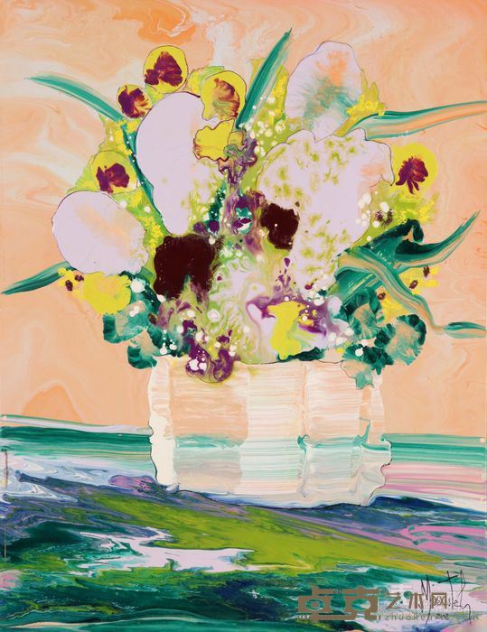 《自然的精灵》 马克爱思泰尔 48×63cm 2017年 油画