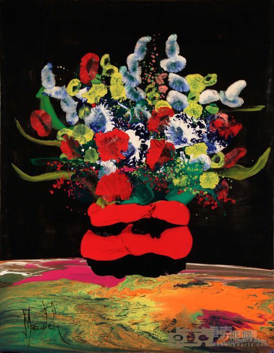 《瑶姬爱之花》 马克爱思泰尔 114×146cm 2011年 油画
