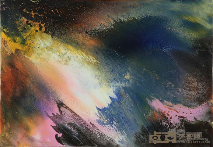 《星际分子云》 马克爱思泰尔 56×38cm 2012年 油画