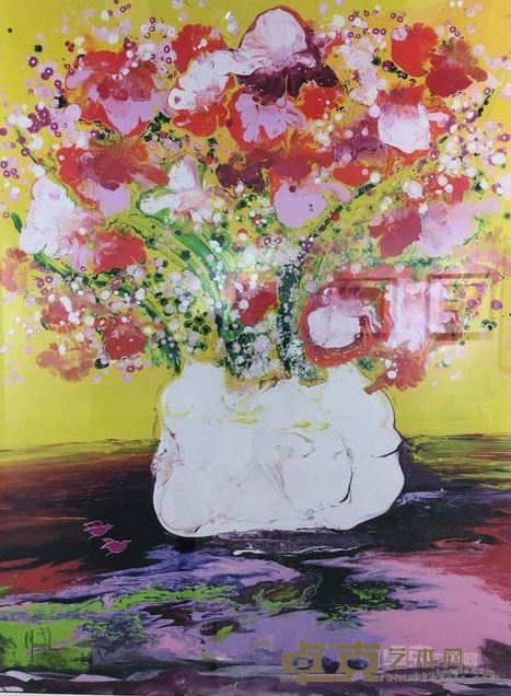 《花儿媚》 马克爱思泰尔 72×54cm 2017年 版画