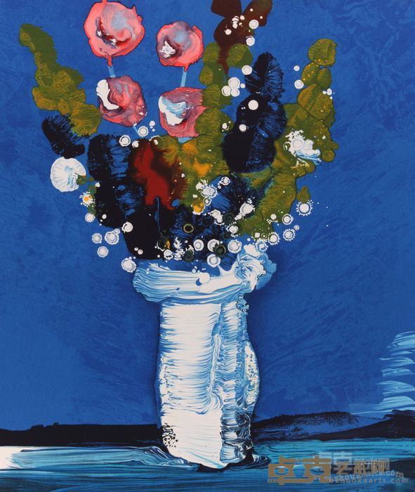 《爱的花束》 马克爱思泰尔 55×47cm 2013年 版画